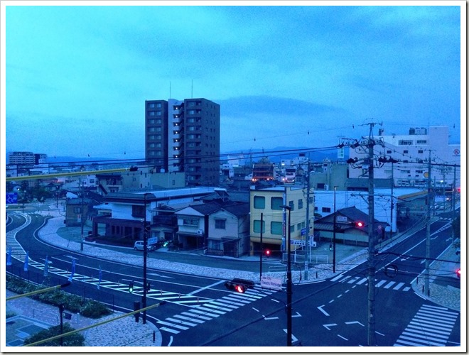 シルクホテル（長野県飯田市）から眺め