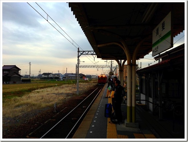 いびがわマラソン2013前日・揖斐駅