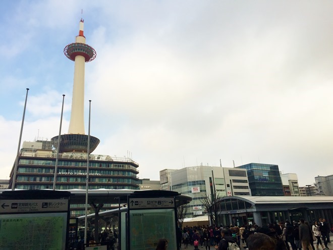 京都タワーホテル 京都駅からの撮影