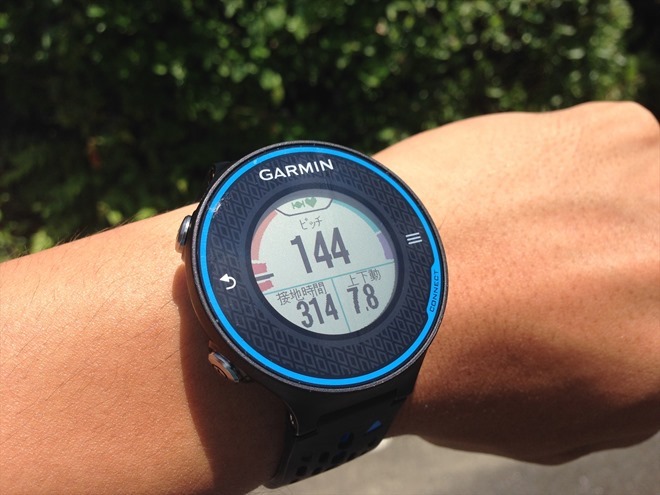 GARMIN ForeAthlete 620J ランニングダイナミクス