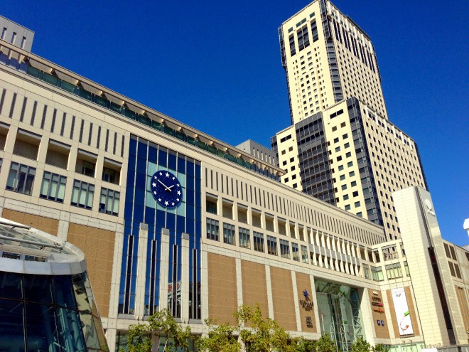 北海道マラソン前日の札幌駅