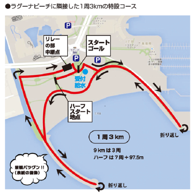 ラグーナビーチ 特設コース