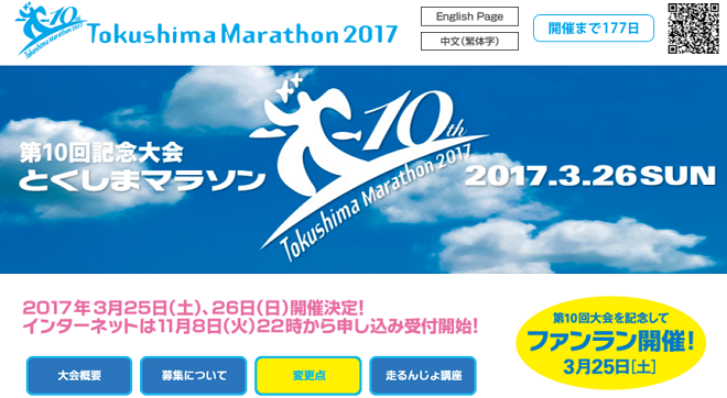 とくしまマラソン2017 画像