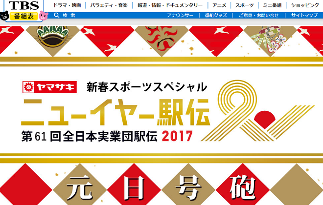 ニューイヤー駅伝2017画像