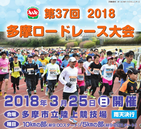 多摩ロードレース大会2018画像