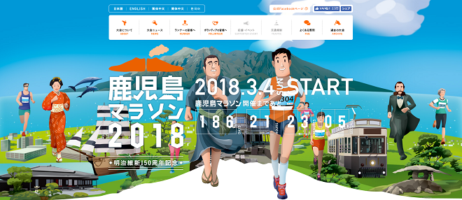 鹿児島マラソン2018画像