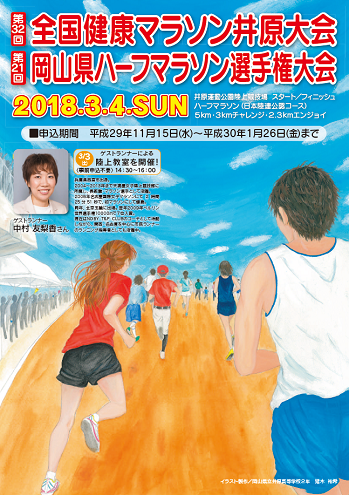 岡山県ハーフマラソン選手権2018画像