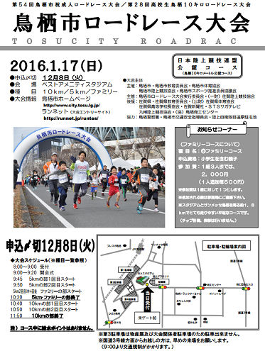 鳥栖市ロードレース画像