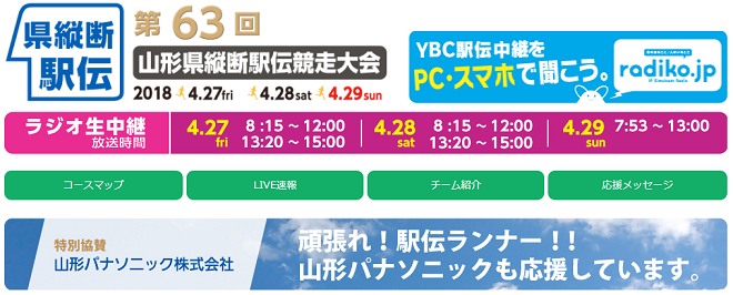 山形県縦断駅伝2018画像