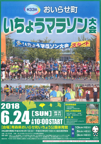 おいらせ町いちょうマラソン2018画像