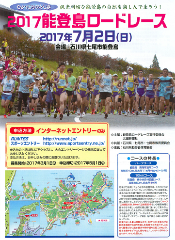 ひょっこりのとじま能登島ロードレース画像