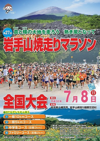 岩手山焼走りマラソン全国大会2018画像