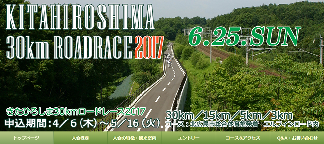 きたひろしま30kmロードレース画像