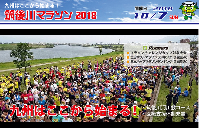 筑後川マラソン2018画像