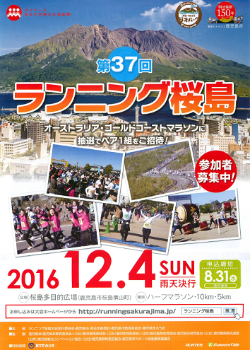 ランニング桜島2016画像