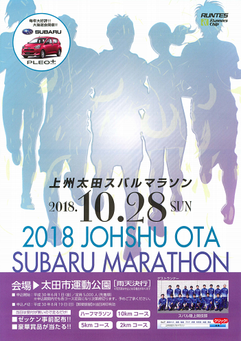 上州太田スバルマラソン2018画像