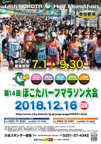 ほこたハーフマラソン2018画像