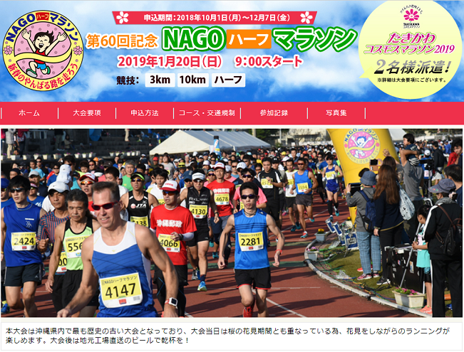 NAGOハーフマラソン2019画像