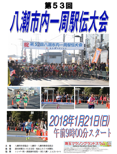 八潮市内一周駅伝2018画像