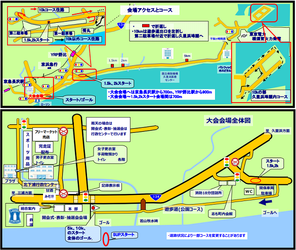 北下浦ふるさとマラソン2019コースマップ