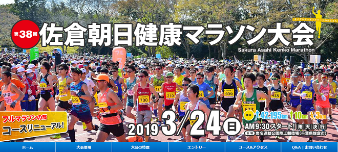 佐倉朝日健康マラソン2019画像