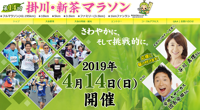 掛川・新茶マラソン2019画像