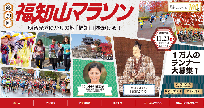 福知山マラソン2019画像