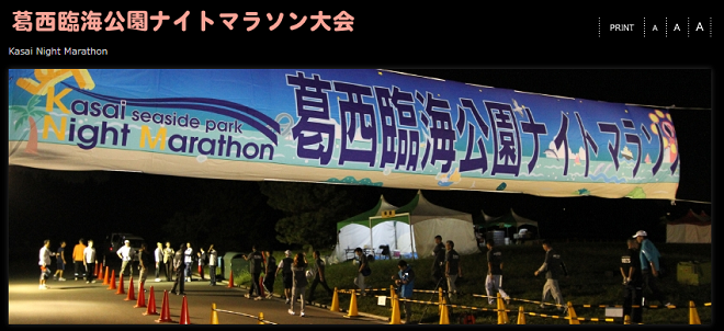 葛西臨海公園ナイトマラソンサマーステージ2019画像