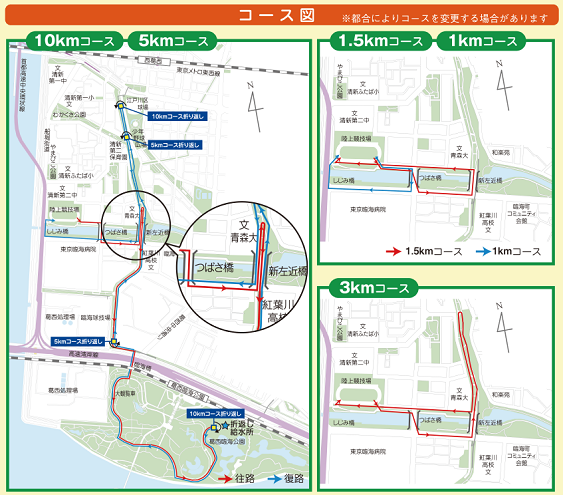 江戸川マラソン2019コース