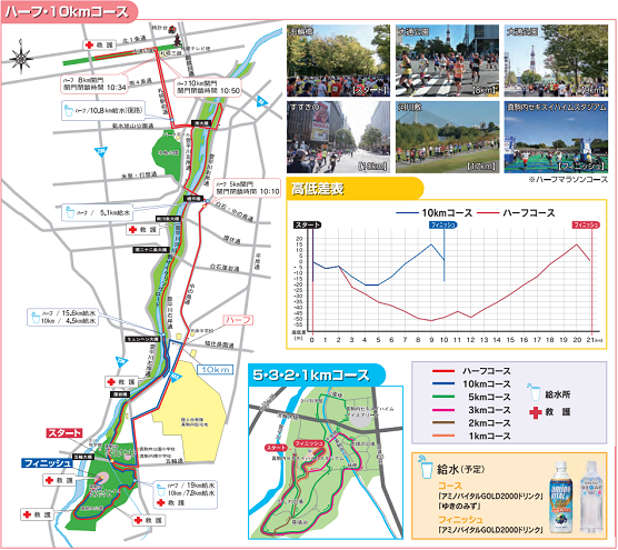 札幌マラソン2019コースマップ