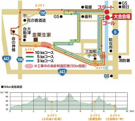 金栗四三翁マラソン2018コースマップ