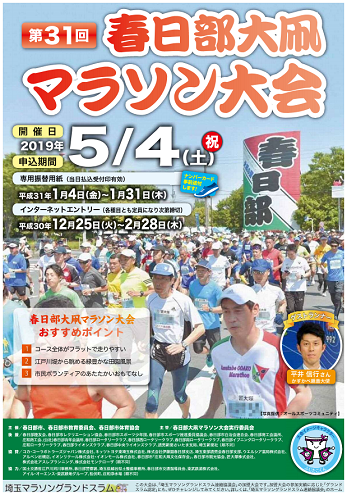 春日部大凧マラソン2019画像