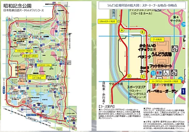 パークらんマラソン2020コース