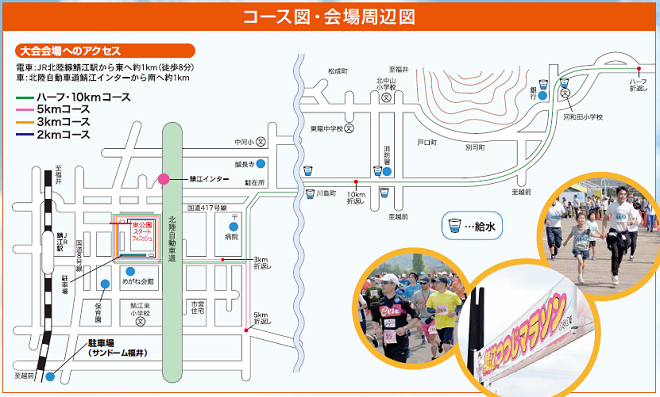 鯖江つつじマラソン2020コース