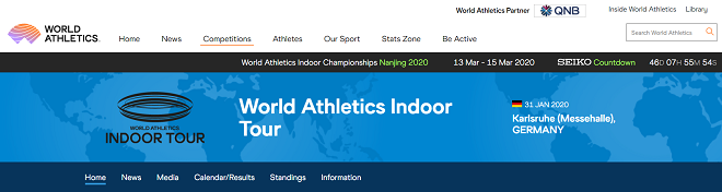 World Athletics Indoor Tour 2020