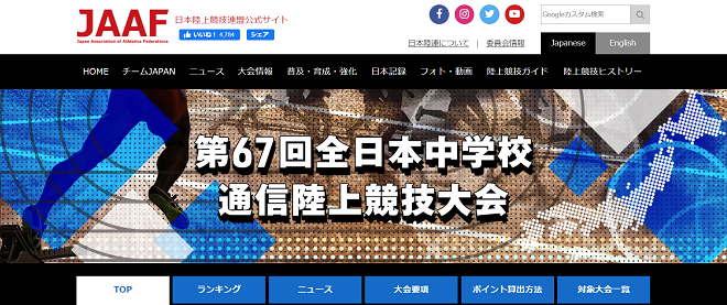 全日本中学校通信陸上2021